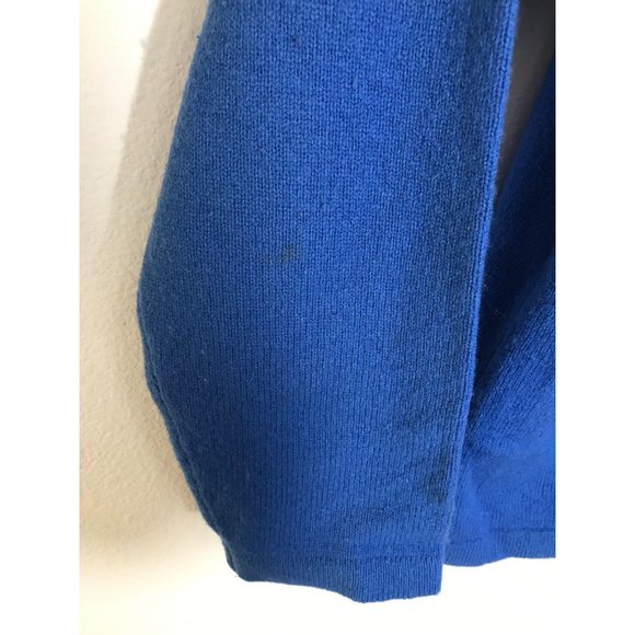 Vintage Gap Lambs Wool Mens XL Blue Sweater *6 - Picture 4 of 6